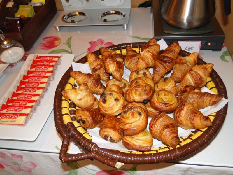 Petit d&eacute;jeuner l&eacute;ger et vari&eacute;s