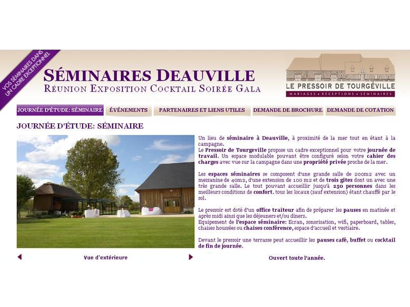 Le Pressoir de Tourg�ville proche Deauville