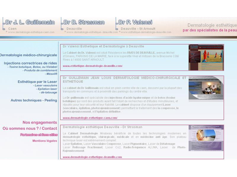 Portail dermatologie esth&eacute;tique Normandie