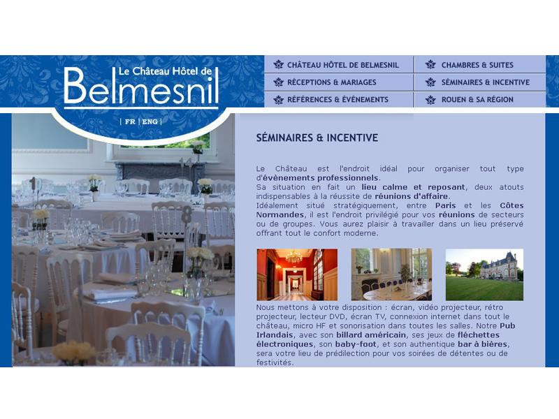 Ch&acirc;teau h&ocirc;tel de Belmesnil proche Rouen