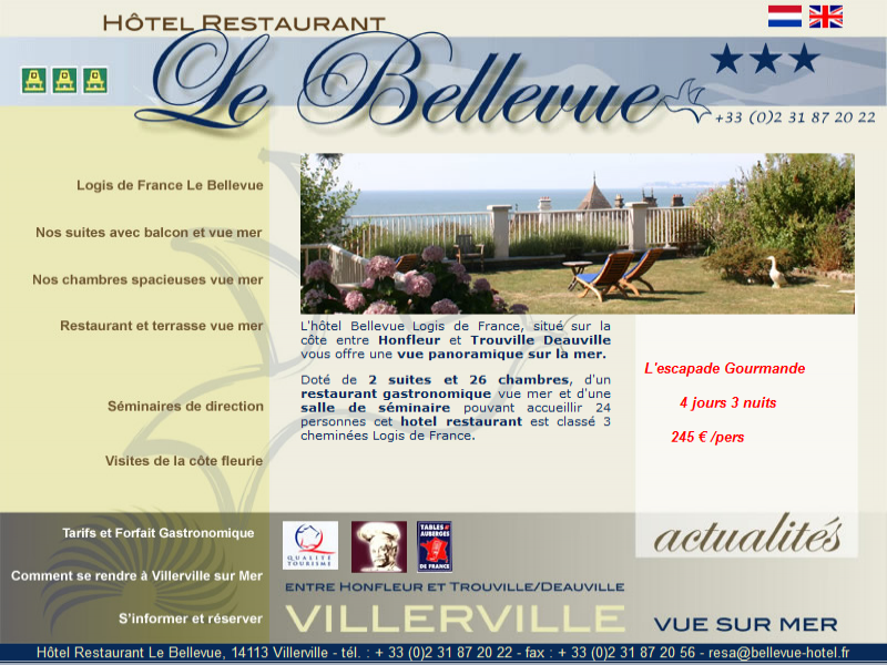H�tel Le Bellevue Villerville