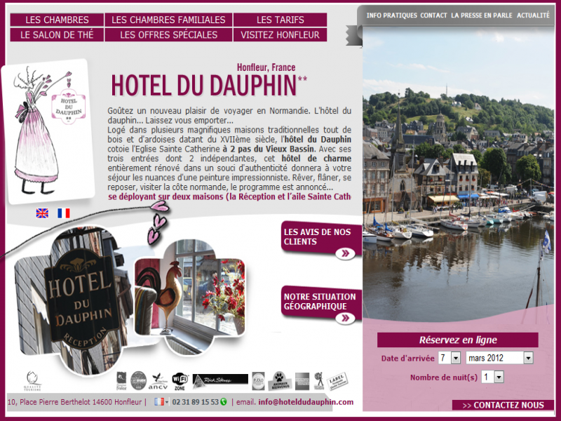 H�tel du Dauphin Honfleur