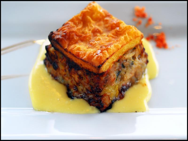 Feuillet� d'andouille aux pommes