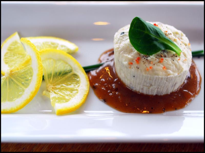 Mousseline de poisson au cidre