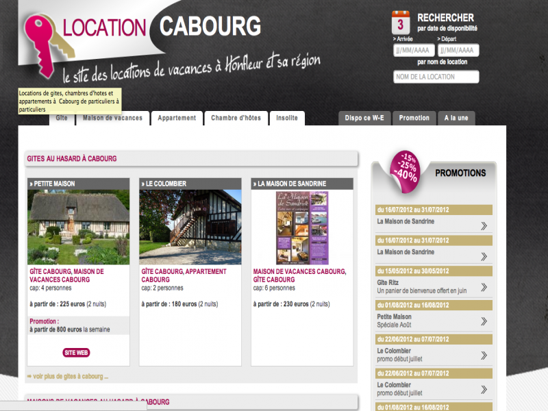Location Cabourg
