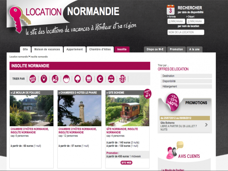 Location Normandie