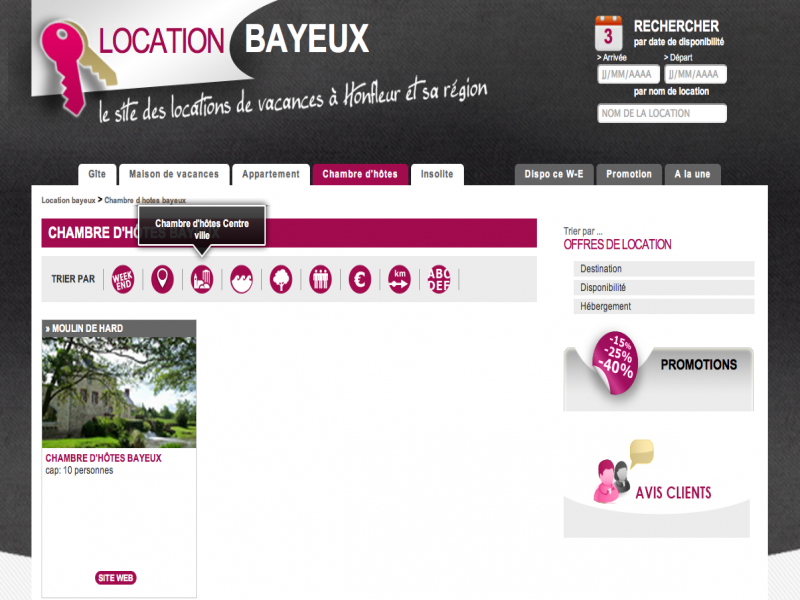 Location Bayeux