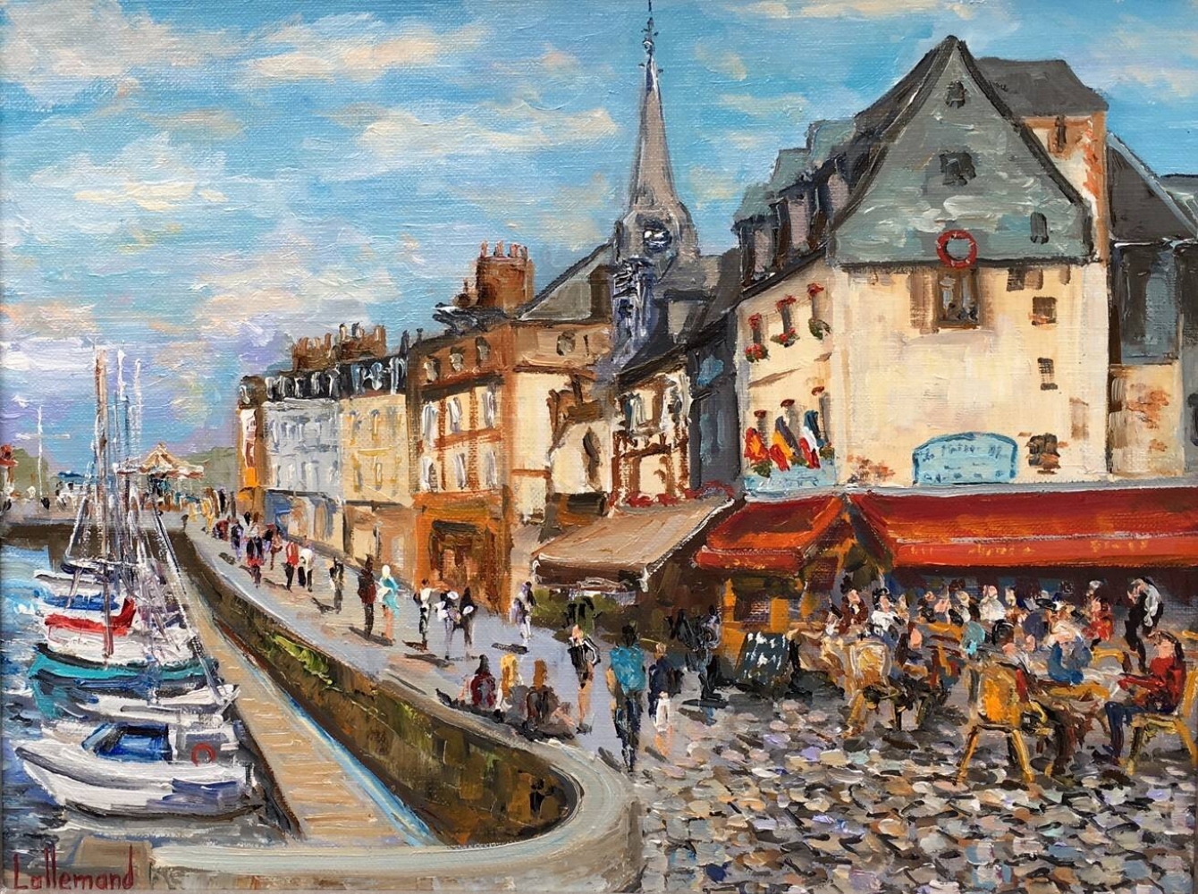 Daniel lallemand Peintre à Honfleur