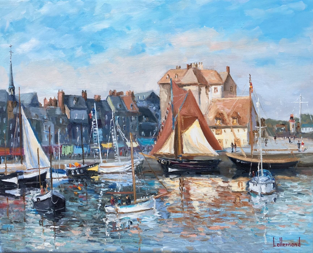 Daniel lallemand Peintre à Honfleur
