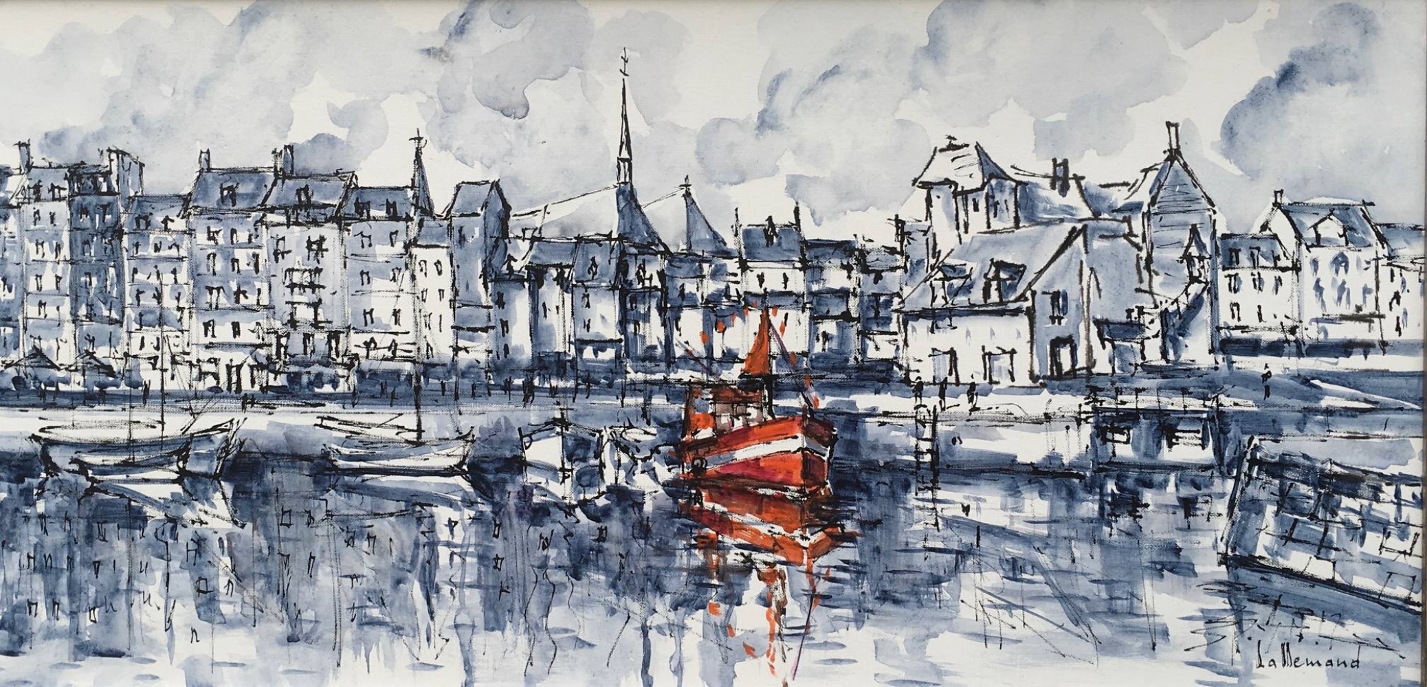 Daniel lallemand Peintre à Honfleur