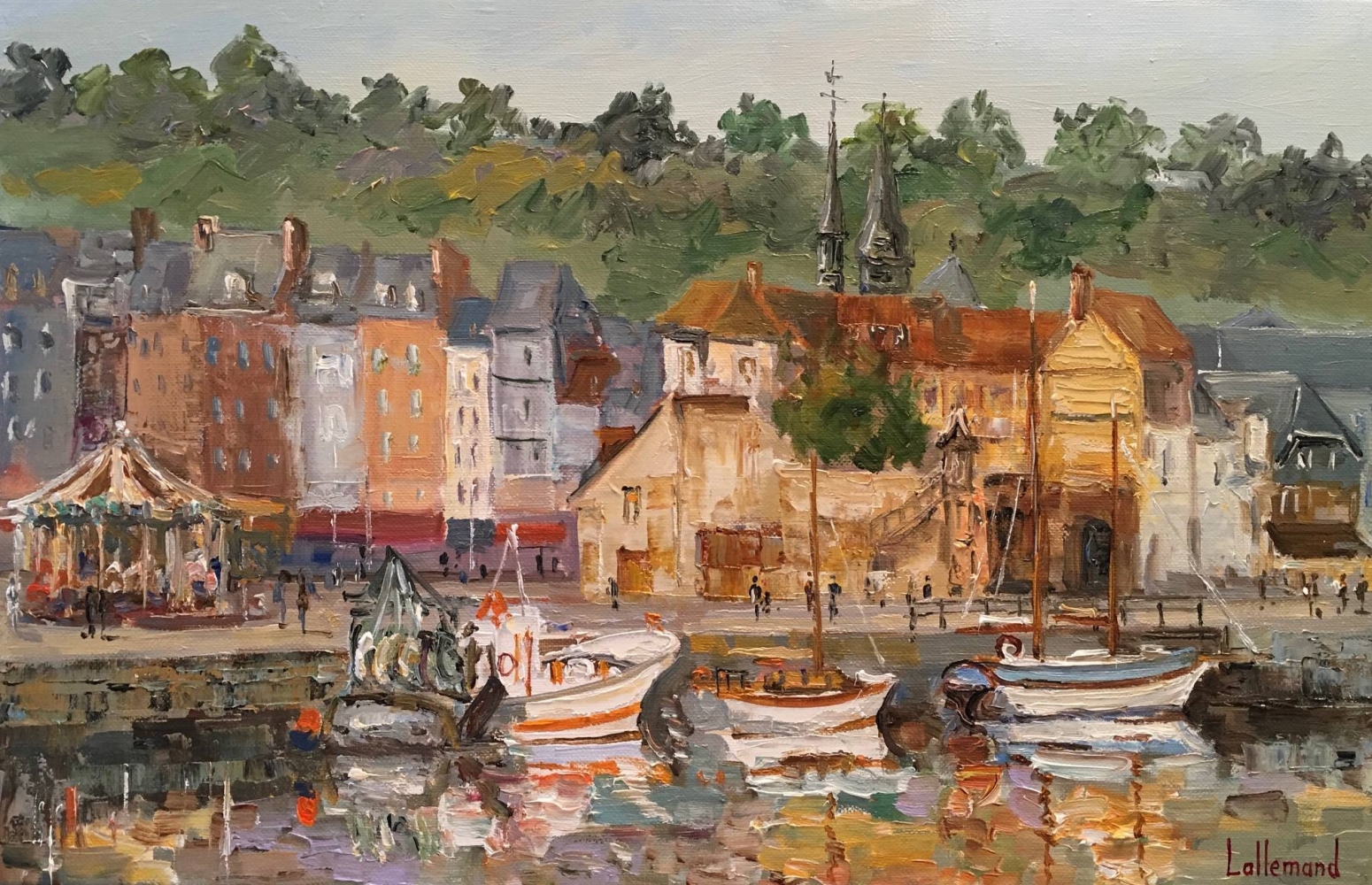 Daniel lallemand Peintre à Honfleur