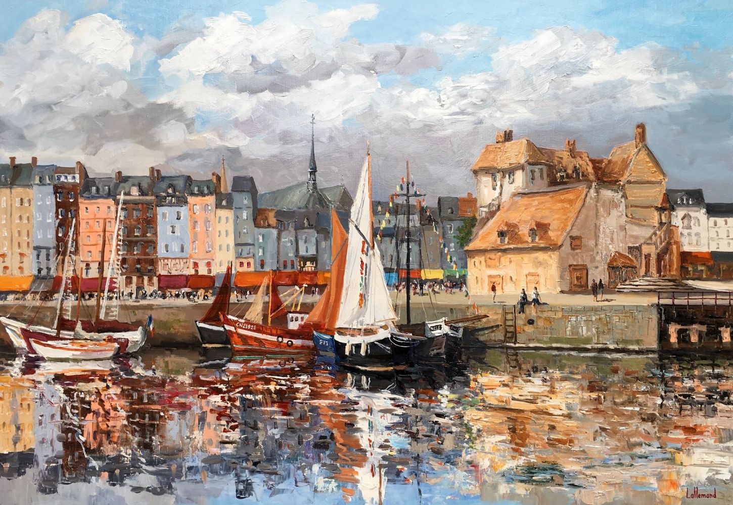 Daniel lallemand Peintre à Honfleur