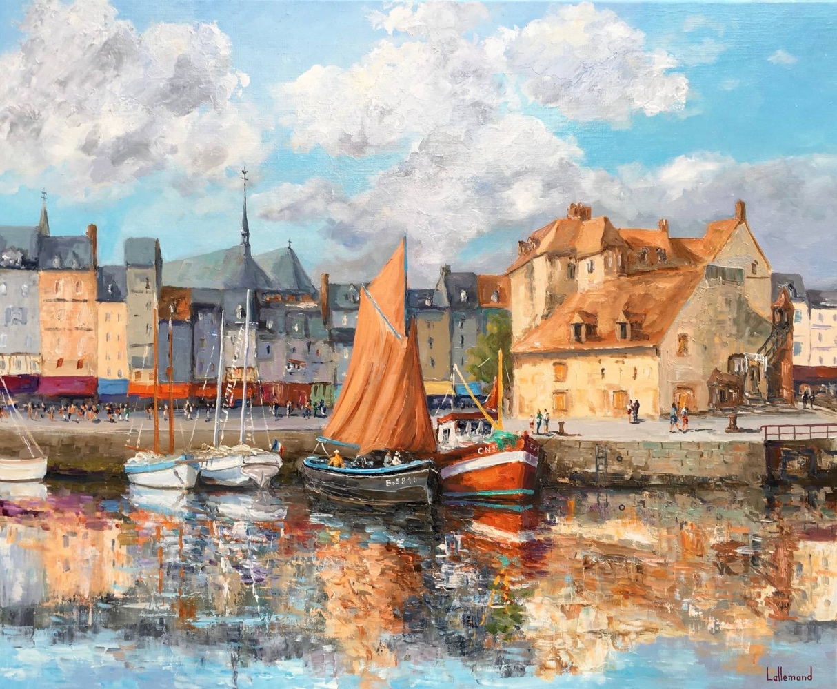 Oeuvres sur Honfleur, peintures, huiles sur toiles et aquarelles ART sur HONFLEUR, ARTISTE à