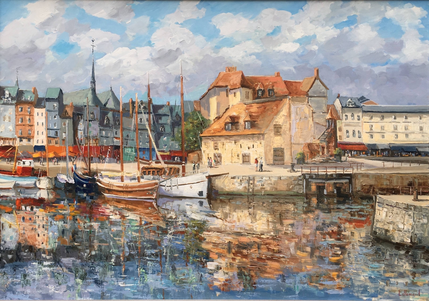 Oeuvres sur Honfleur, peintures, huiles sur toiles et aquarelles ART