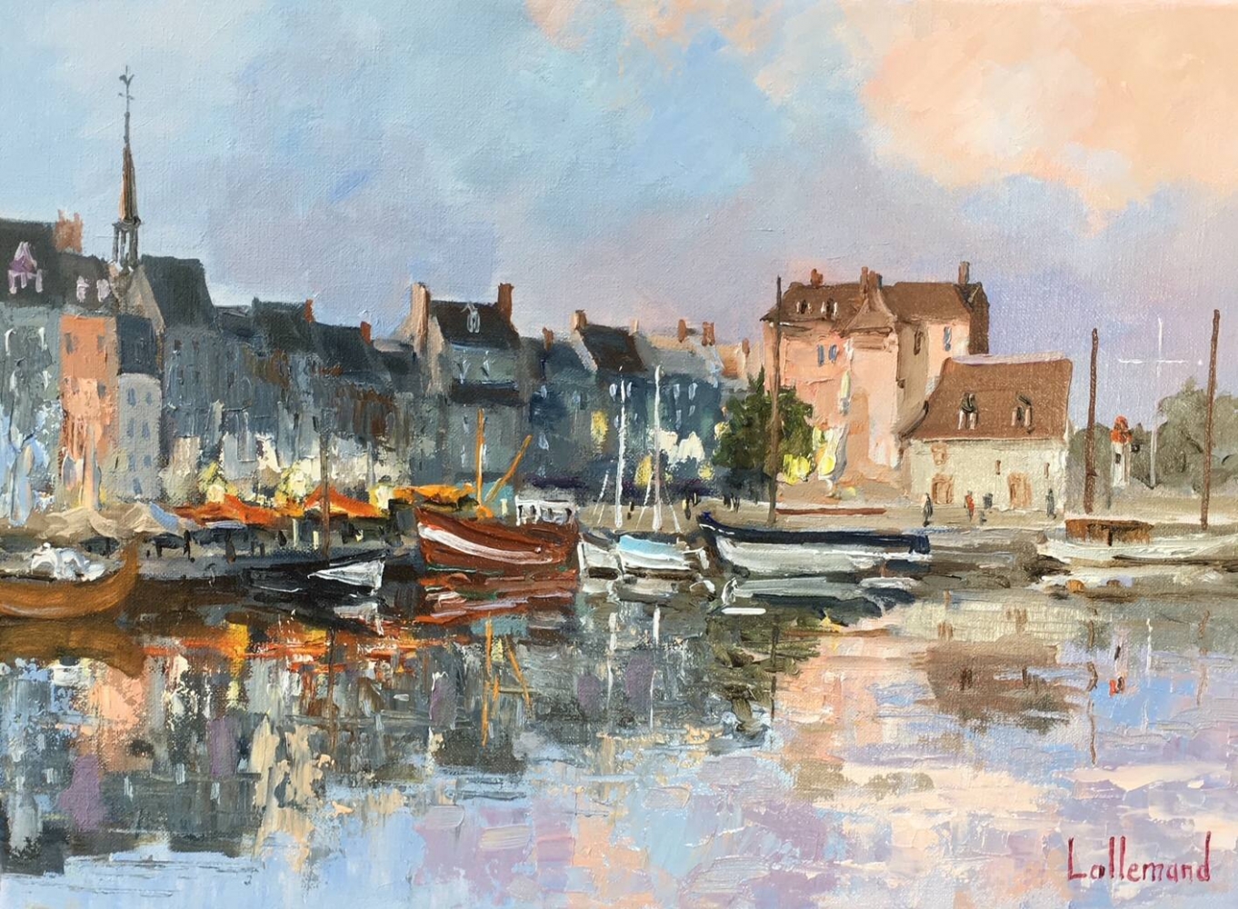 Oeuvres sur Honfleur, peintures, huiles sur toiles et aquarelles ART
