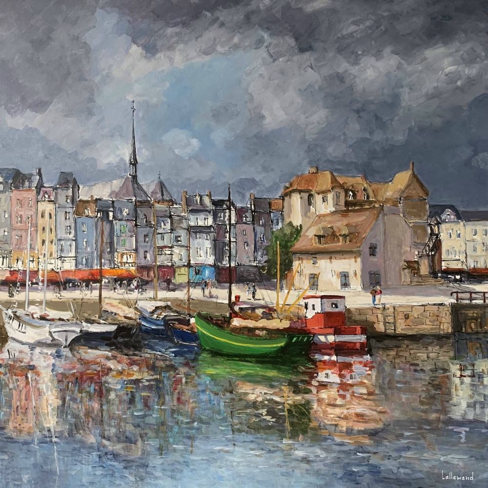 Oeuvres sur Honfleur, peintures, huiles sur toiles et aquarelles ART