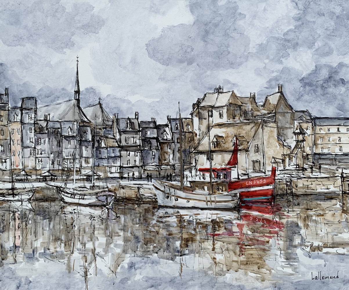 Oeuvres sur Honfleur, peintures, huiles sur toiles et aquarelles ART