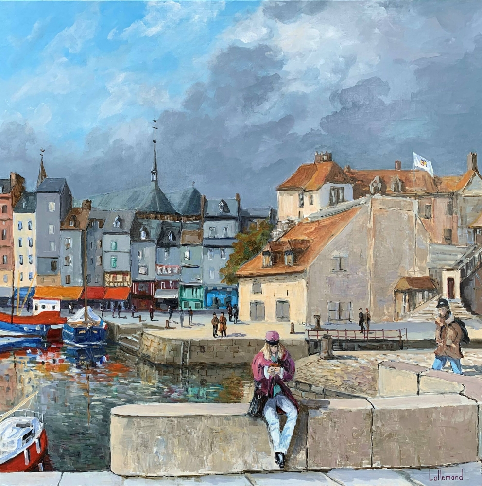 Oeuvres sur Honfleur, peintures, huiles sur toiles et aquarelles ART
