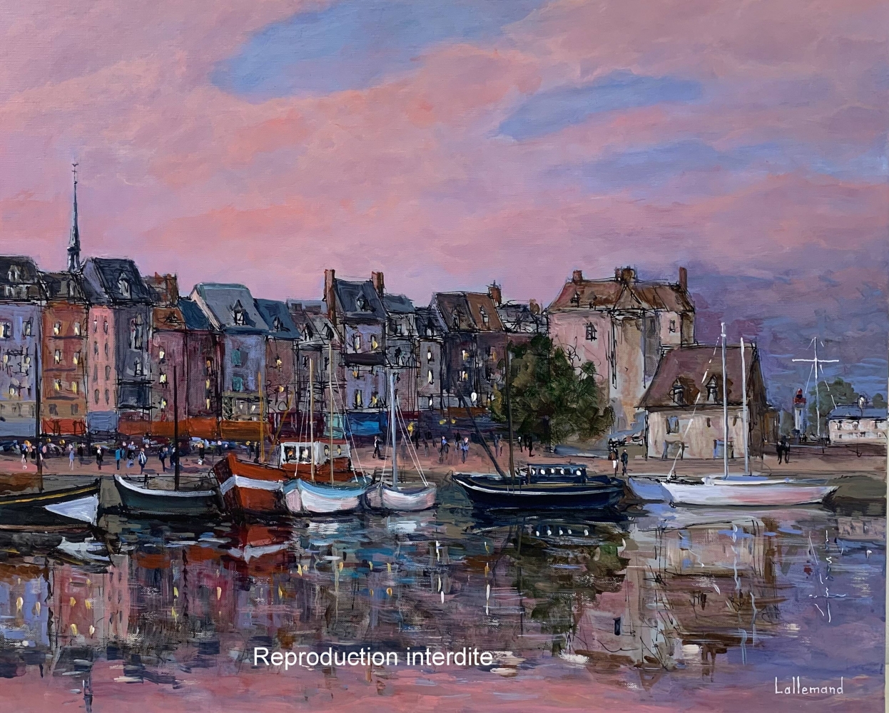 Oeuvres sur Honfleur, peintures, huiles sur toiles et aquarelles ART
