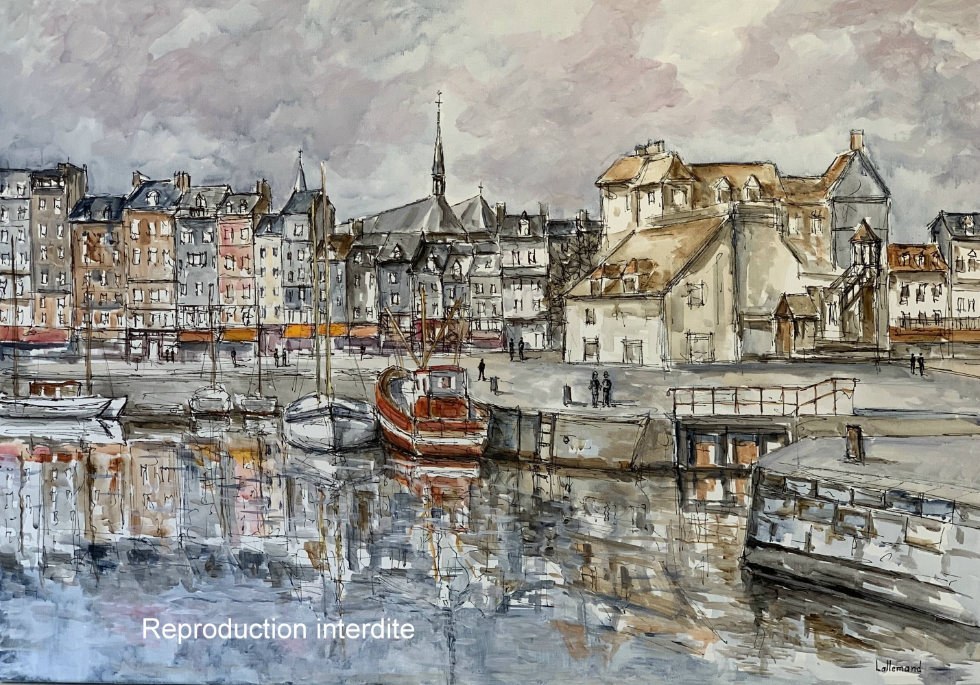Daniel lallemand Peintre à Honfleur