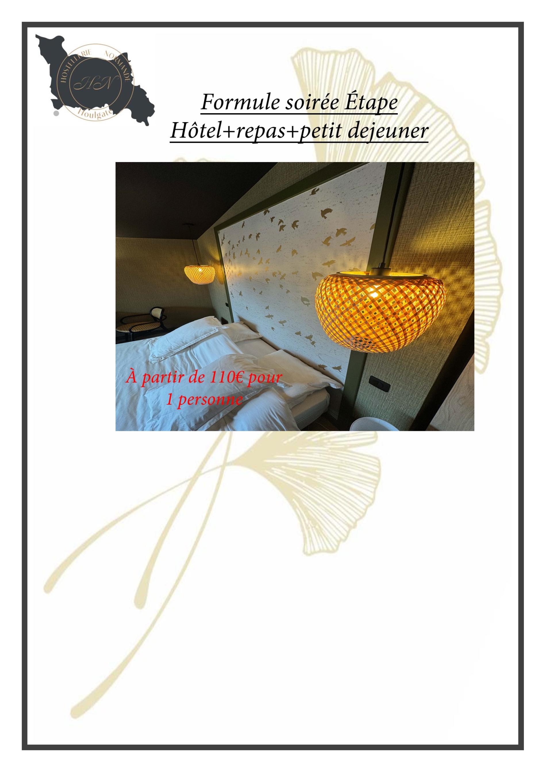 FORMULE SOIRÉE ÉTAPE