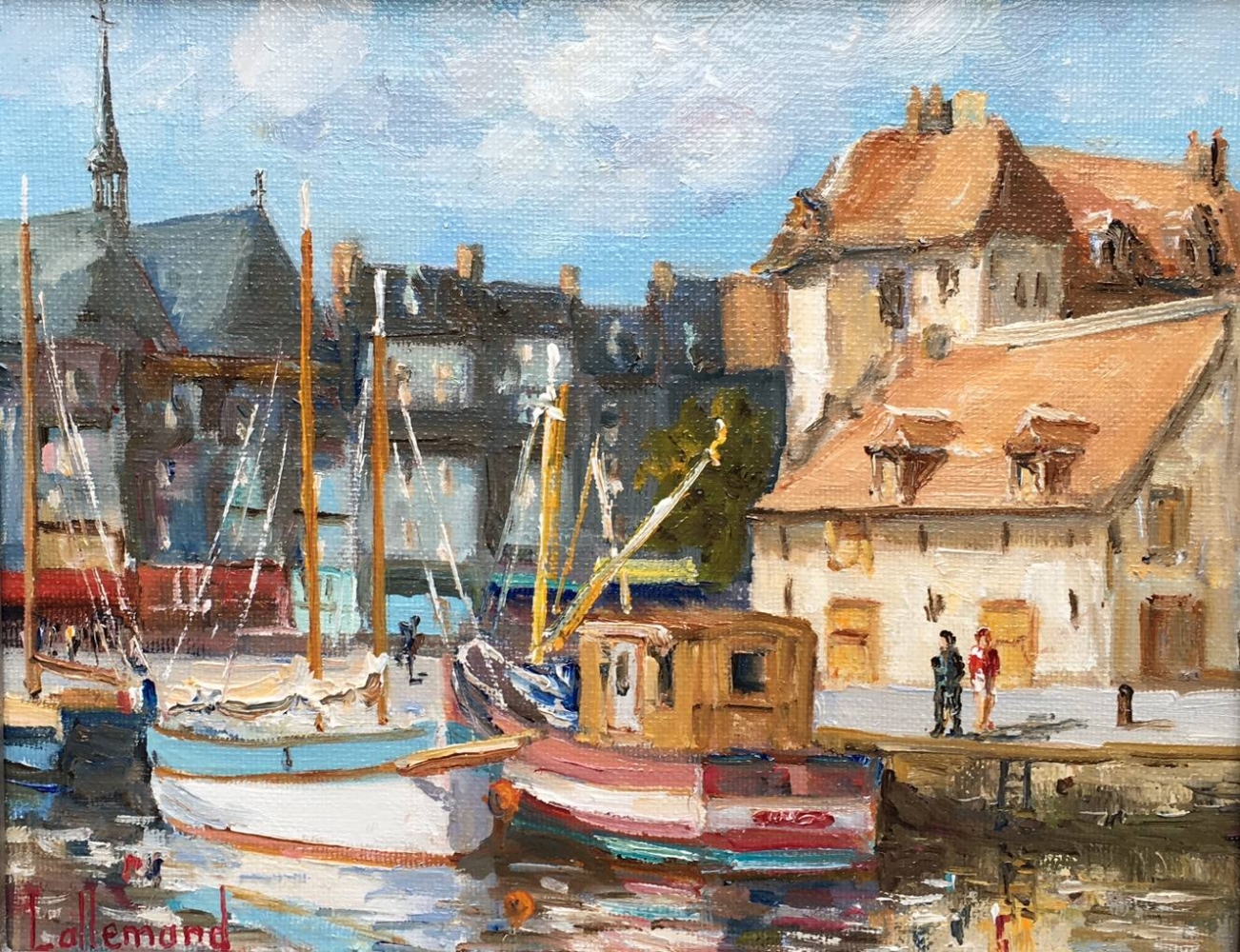 ∞ ART HONFLEUR, ARTISTE HONFLEUR, Atelier de l'artiste peintre Daniel