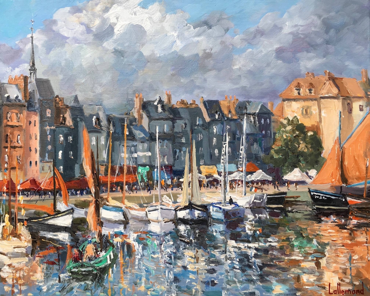 ∞ ART HONFLEUR, ARTISTE HONFLEUR, Atelier de l'artiste peintre Daniel