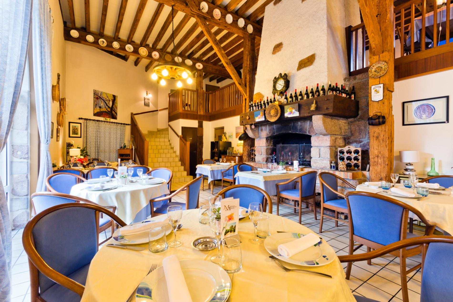 The Auberge Du Moulin Marin is housed in a former 19th century mill