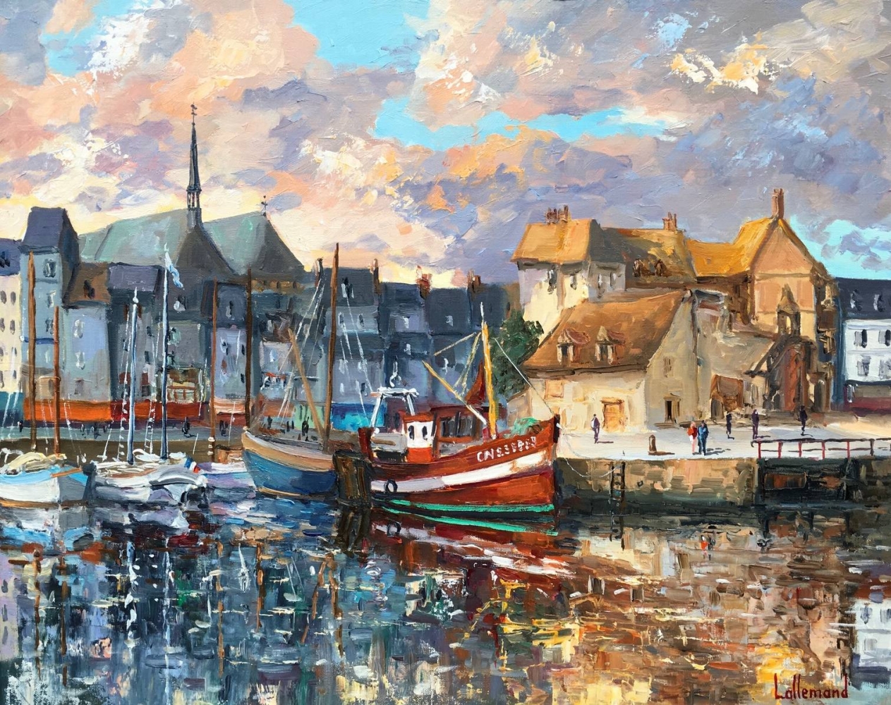 ∞ ART HONFLEUR, ARTISTE HONFLEUR, Atelier de l'artiste peintre Daniel