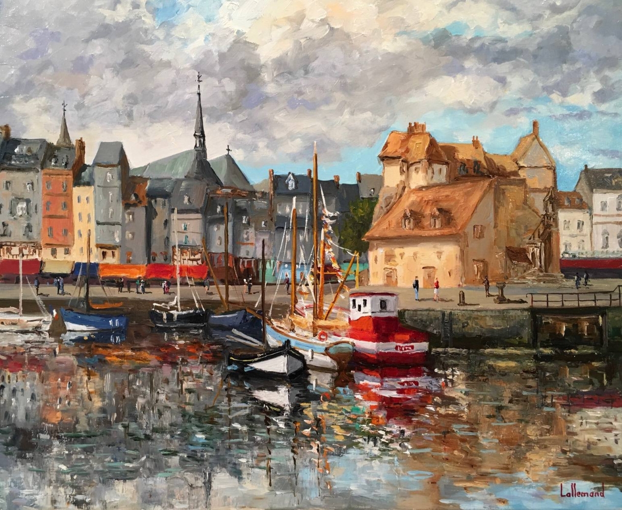 la retrospective des oeuvres vendues Peintre Honfleur Daniel Lallemand