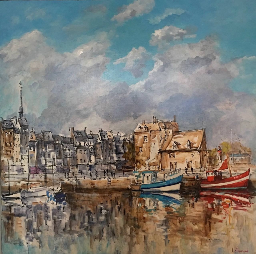 la retrospective des oeuvres vendues Peintre Honfleur Daniel Lallemand