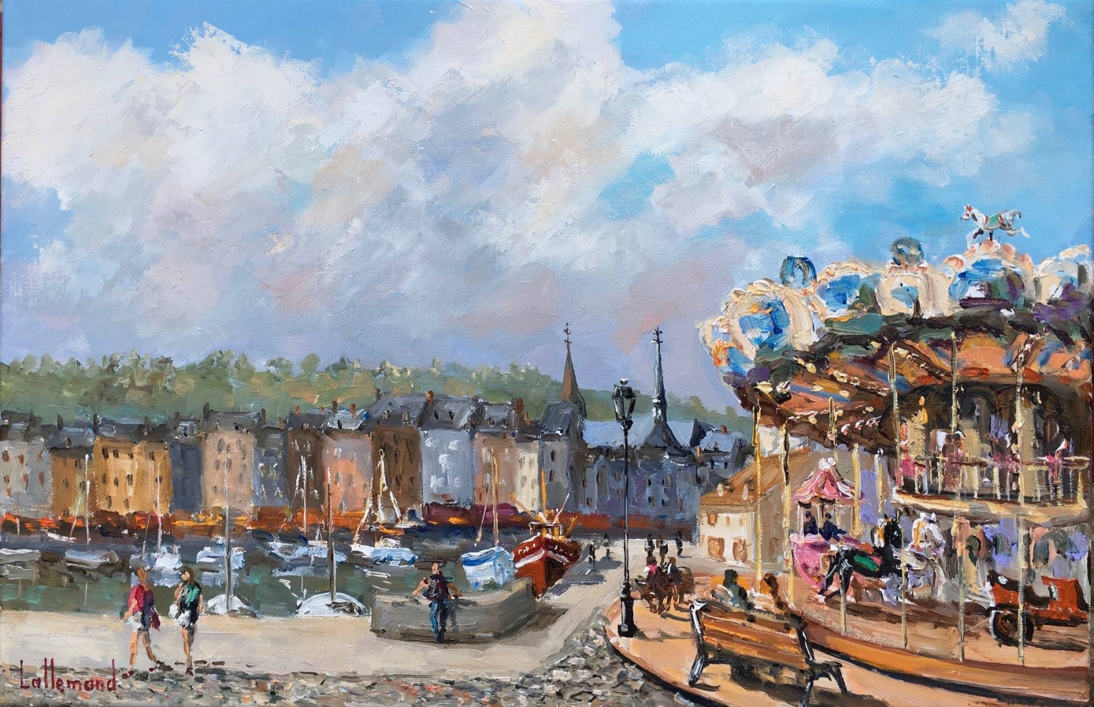 ∞ ART HONFLEUR, ARTISTE HONFLEUR, Atelier de l'artiste peintre Daniel