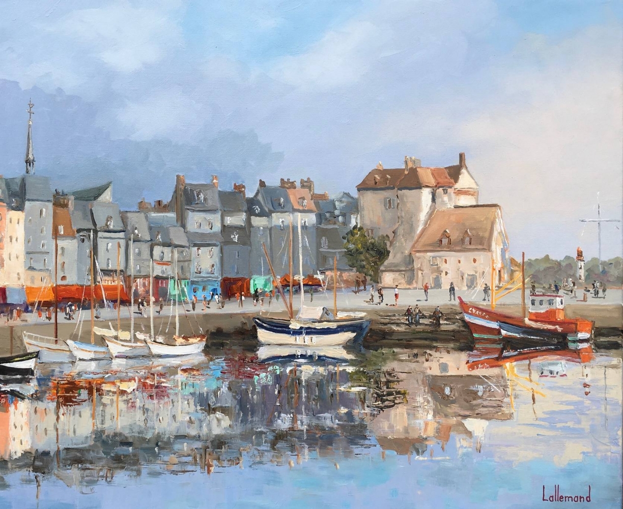 la retrospective des oeuvres vendues Peintre Honfleur Daniel Lallemand
