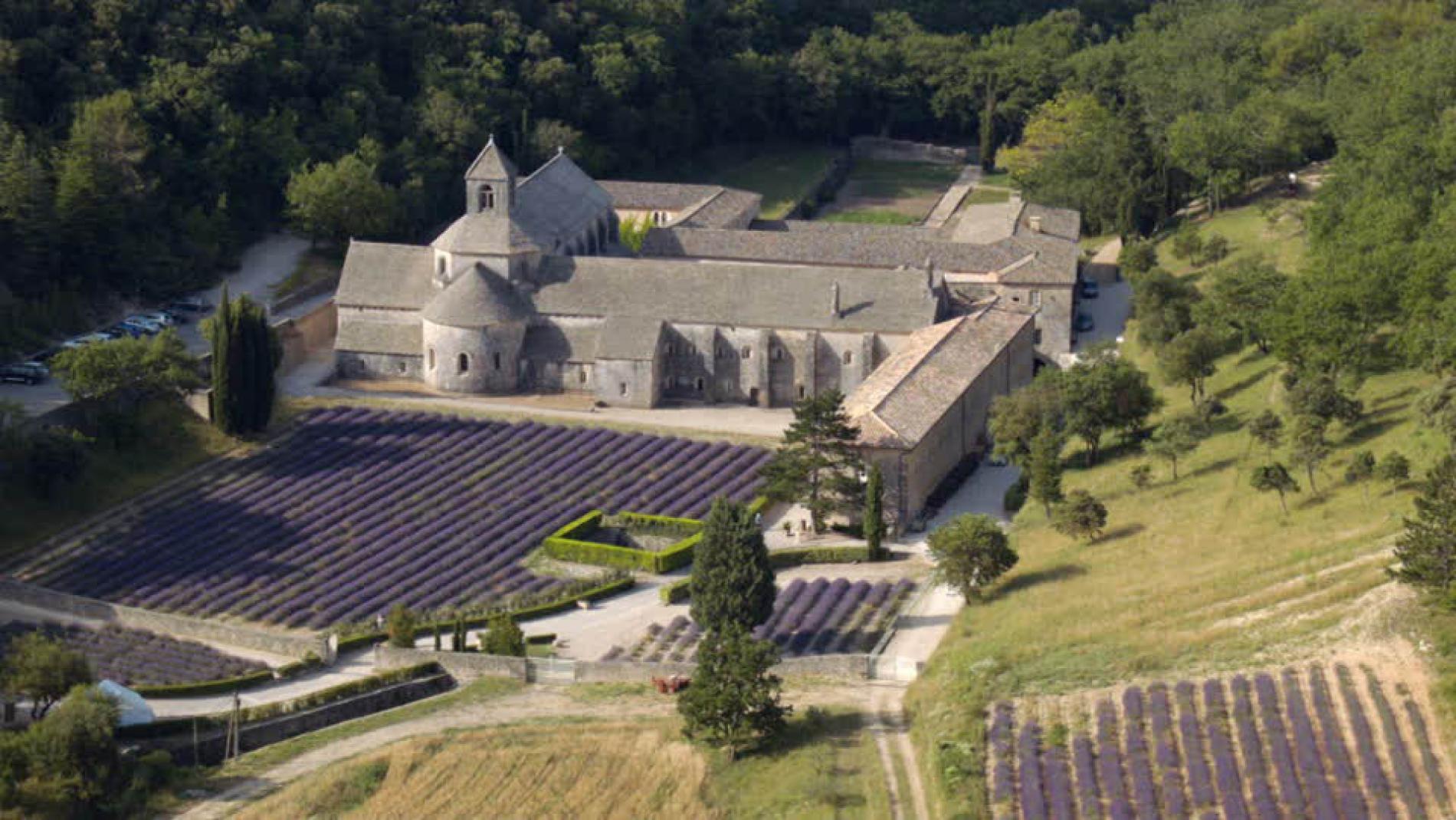 Notre-Dame de Sénanque abbey and its lavender fields