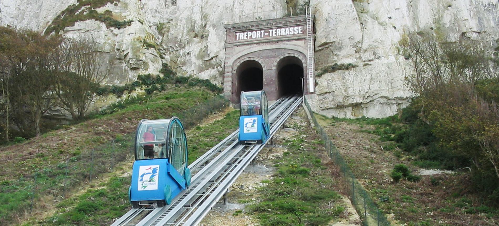 The funicular of Le Treport