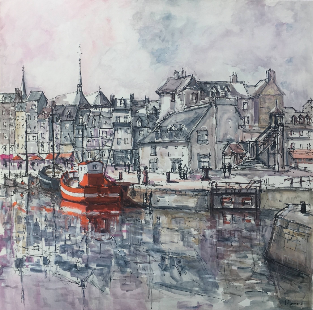 la retrospective des oeuvres vendues Peintre Honfleur Daniel Lallemand