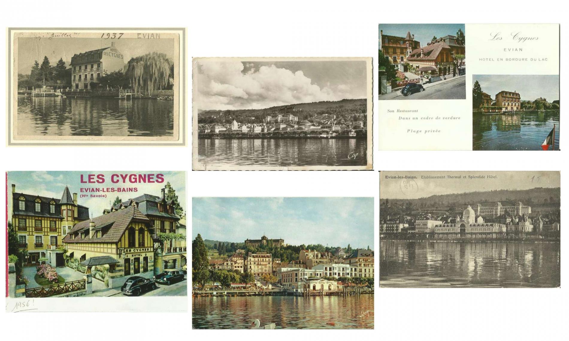 L'histoire de l'hôtel les Cygnes à Evian