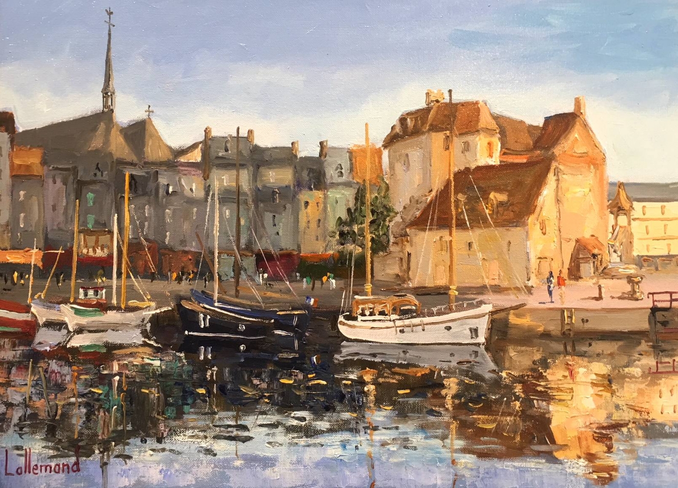 ∞ ART HONFLEUR, ARTISTE HONFLEUR, Atelier de l'artiste peintre Daniel