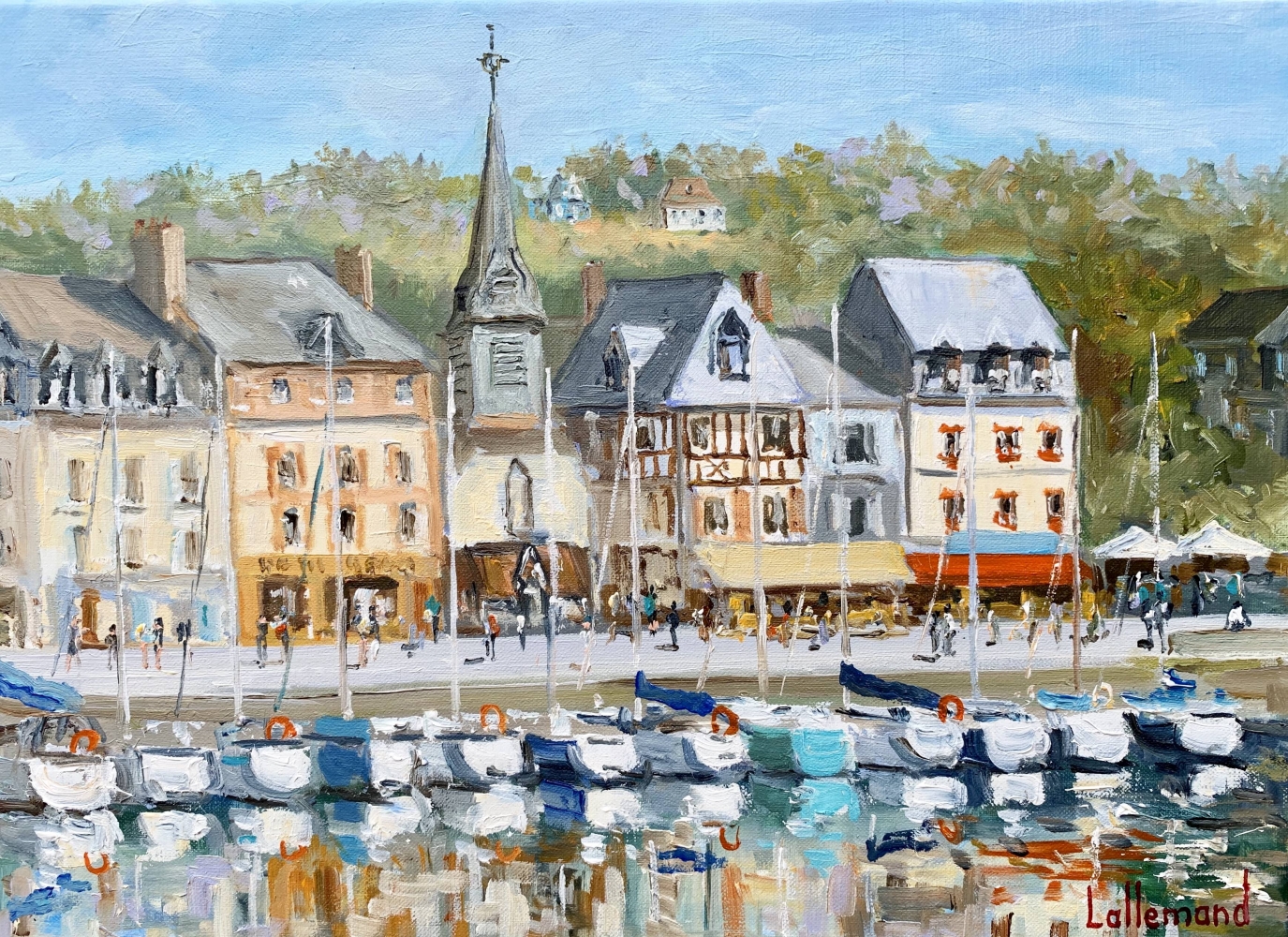 ∞ ART HONFLEUR, ARTISTE HONFLEUR, Atelier de l'artiste peintre Daniel