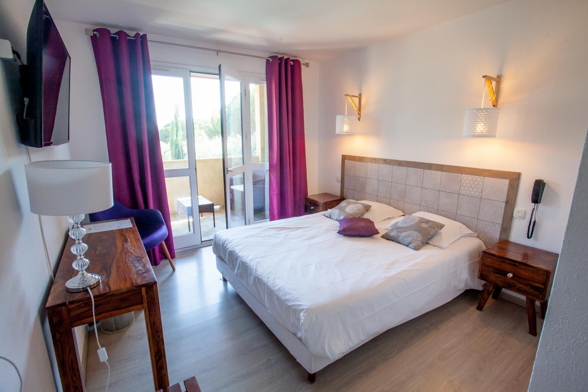 Chambre coté sud avec loggia