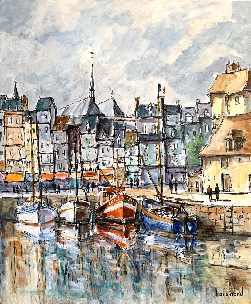 ∞ ART HONFLEUR, ARTISTE HONFLEUR, Atelier de l'artiste peintre Daniel