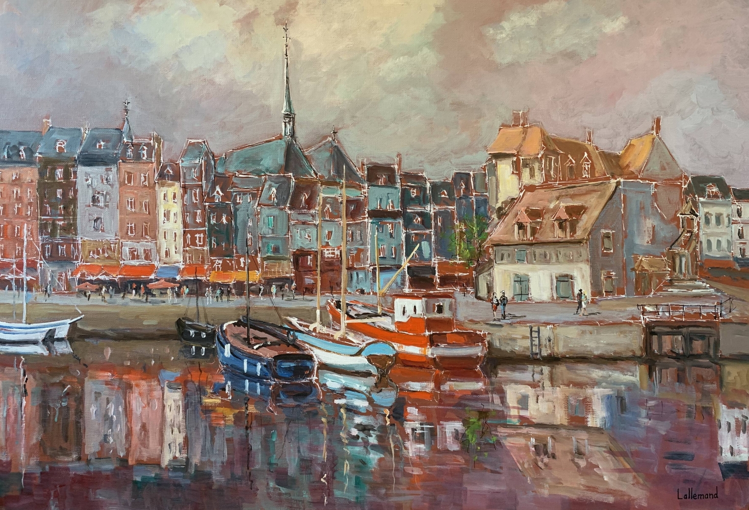 ∞ ART HONFLEUR, ARTISTE HONFLEUR, Atelier de l'artiste peintre Daniel