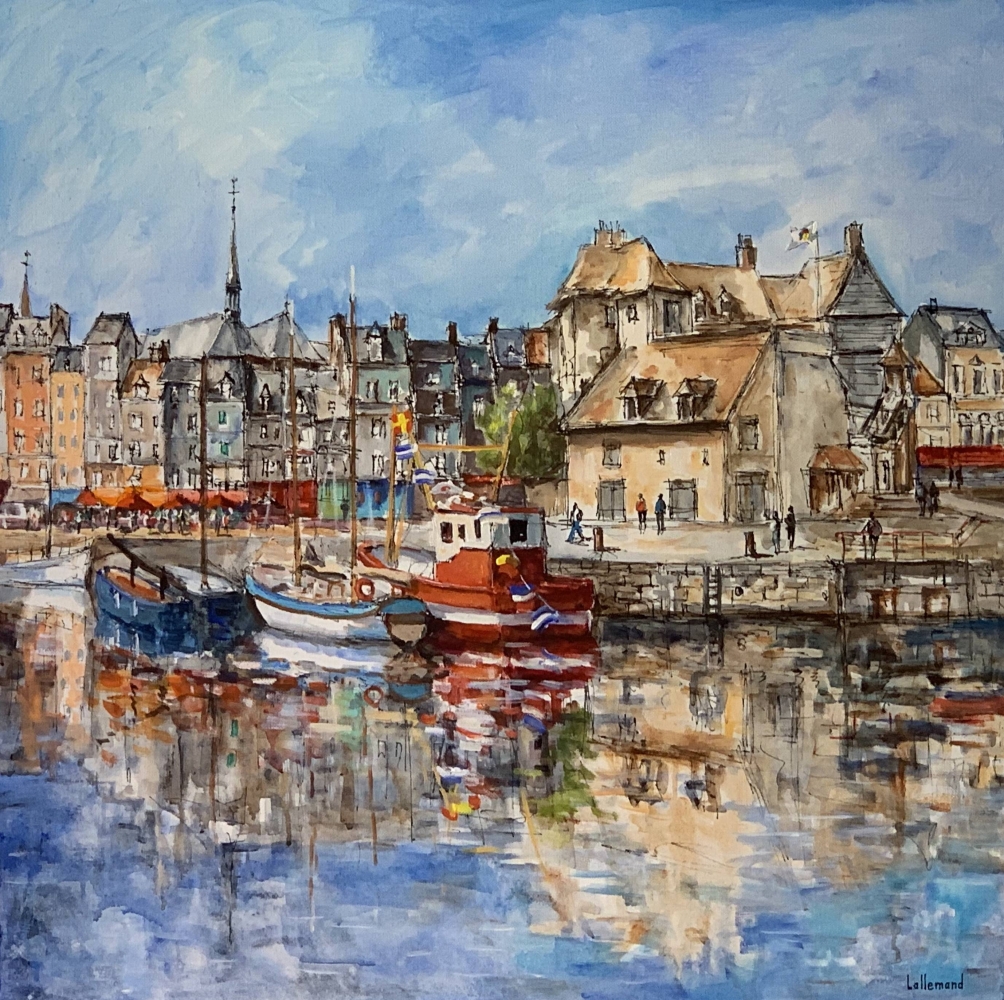 la retrospective des oeuvres vendues Peintre Honfleur Daniel Lallemand