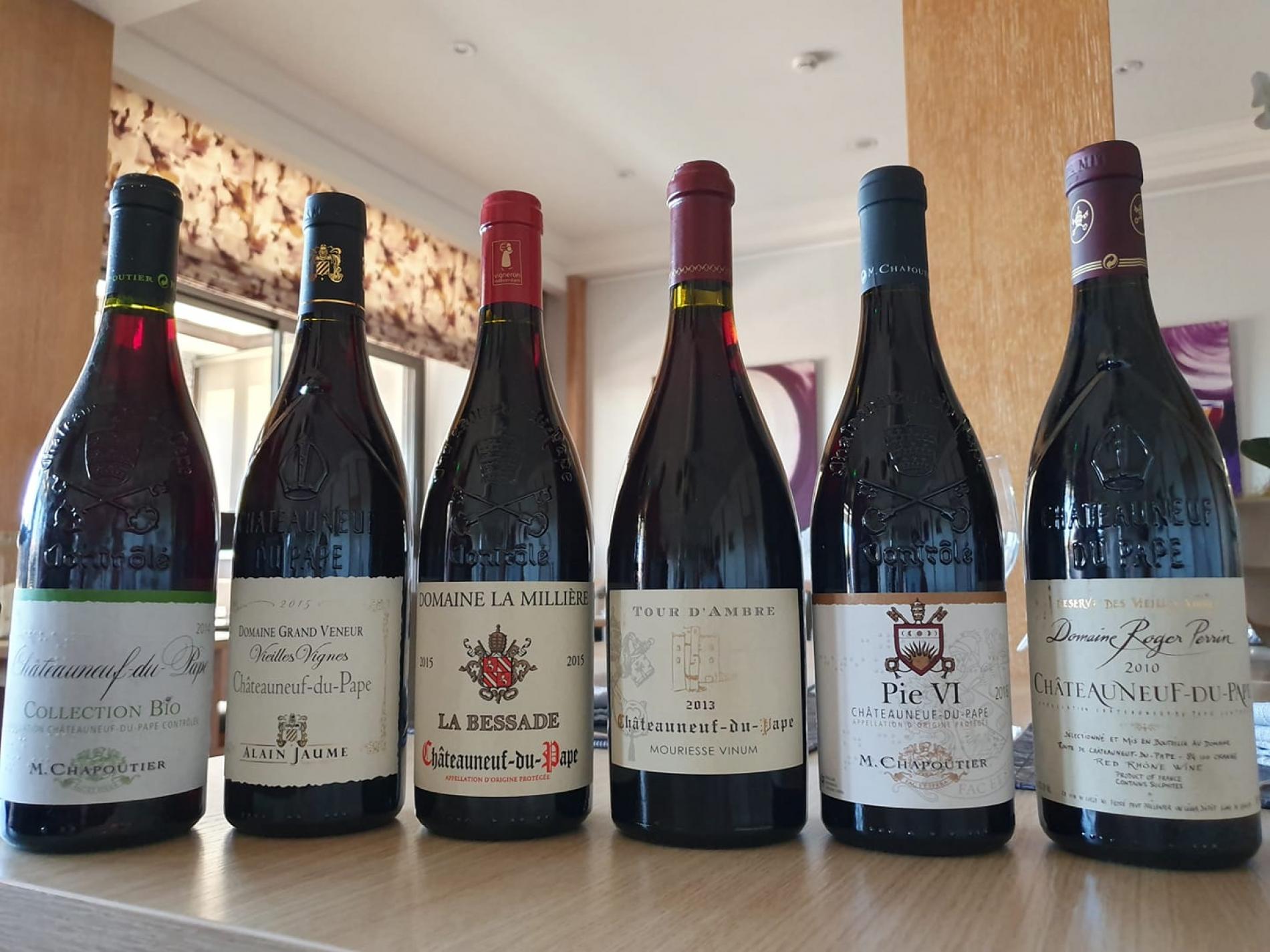 extrait de nos Chateauneuf du pape