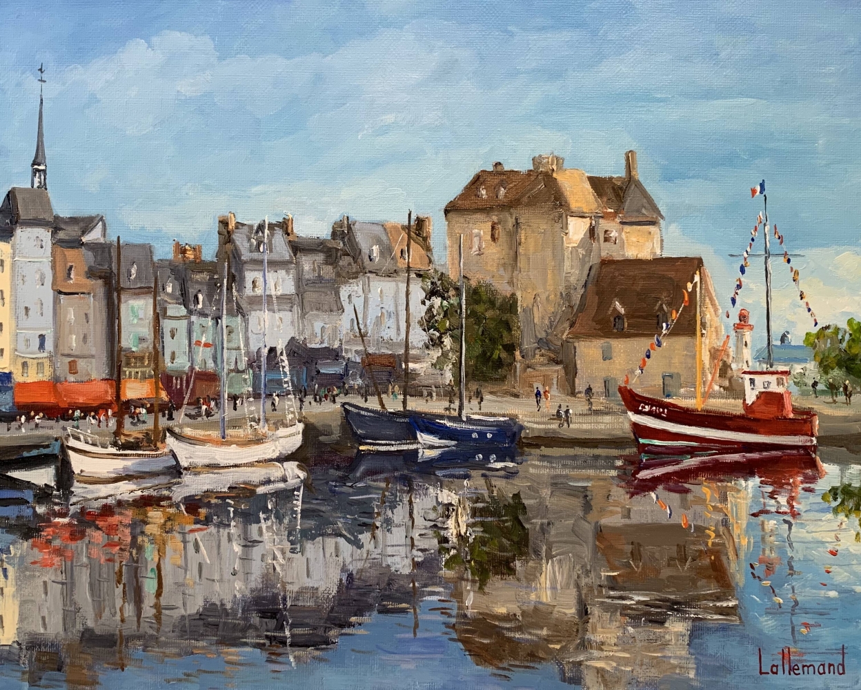 ∞ ART HONFLEUR, ARTISTE HONFLEUR, Atelier de l'artiste peintre Daniel