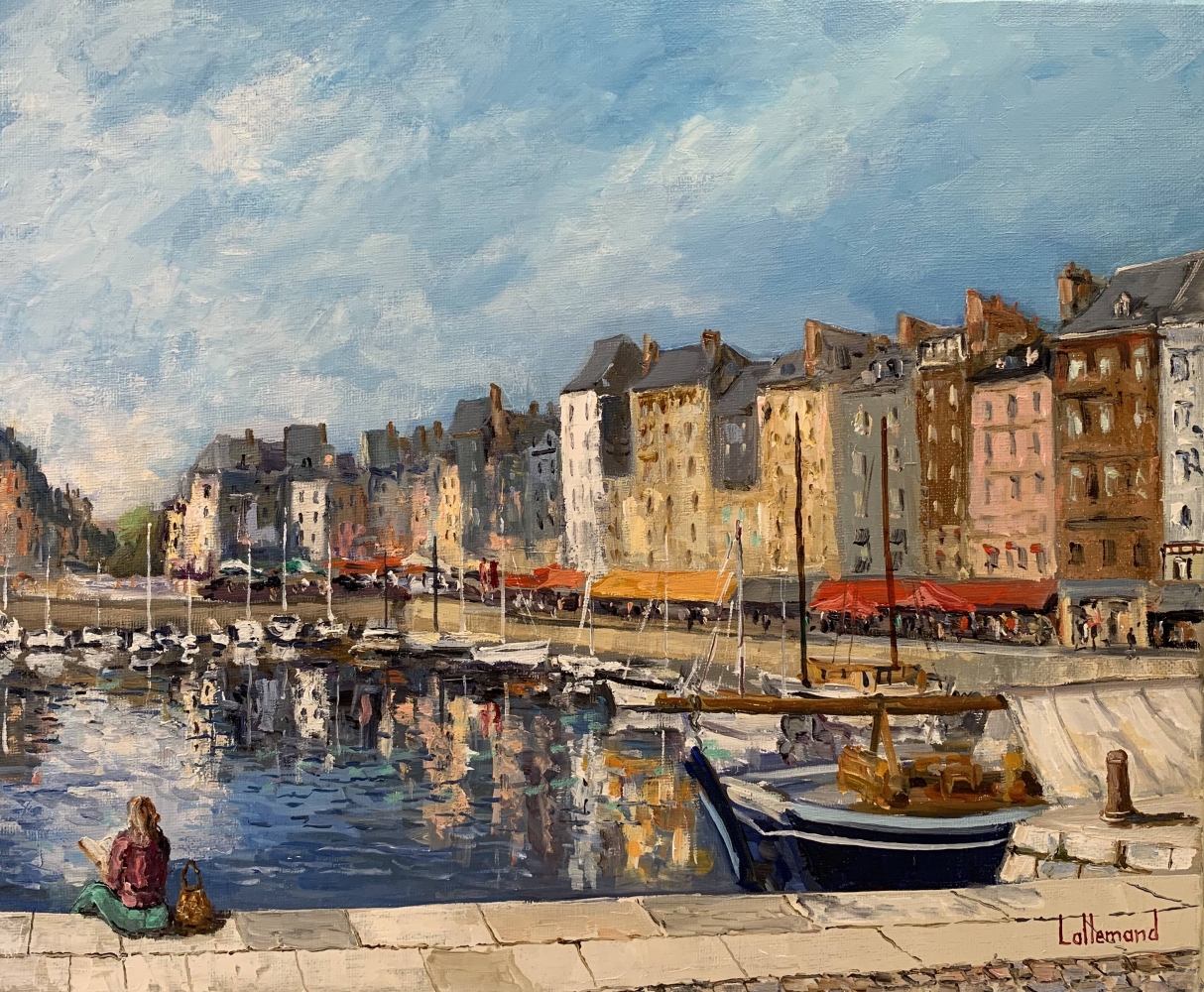 la retrospective des oeuvres vendues Peintre Honfleur Daniel Lallemand