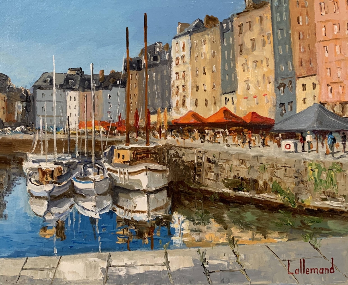 la retrospective des oeuvres vendues Peintre Honfleur Daniel Lallemand