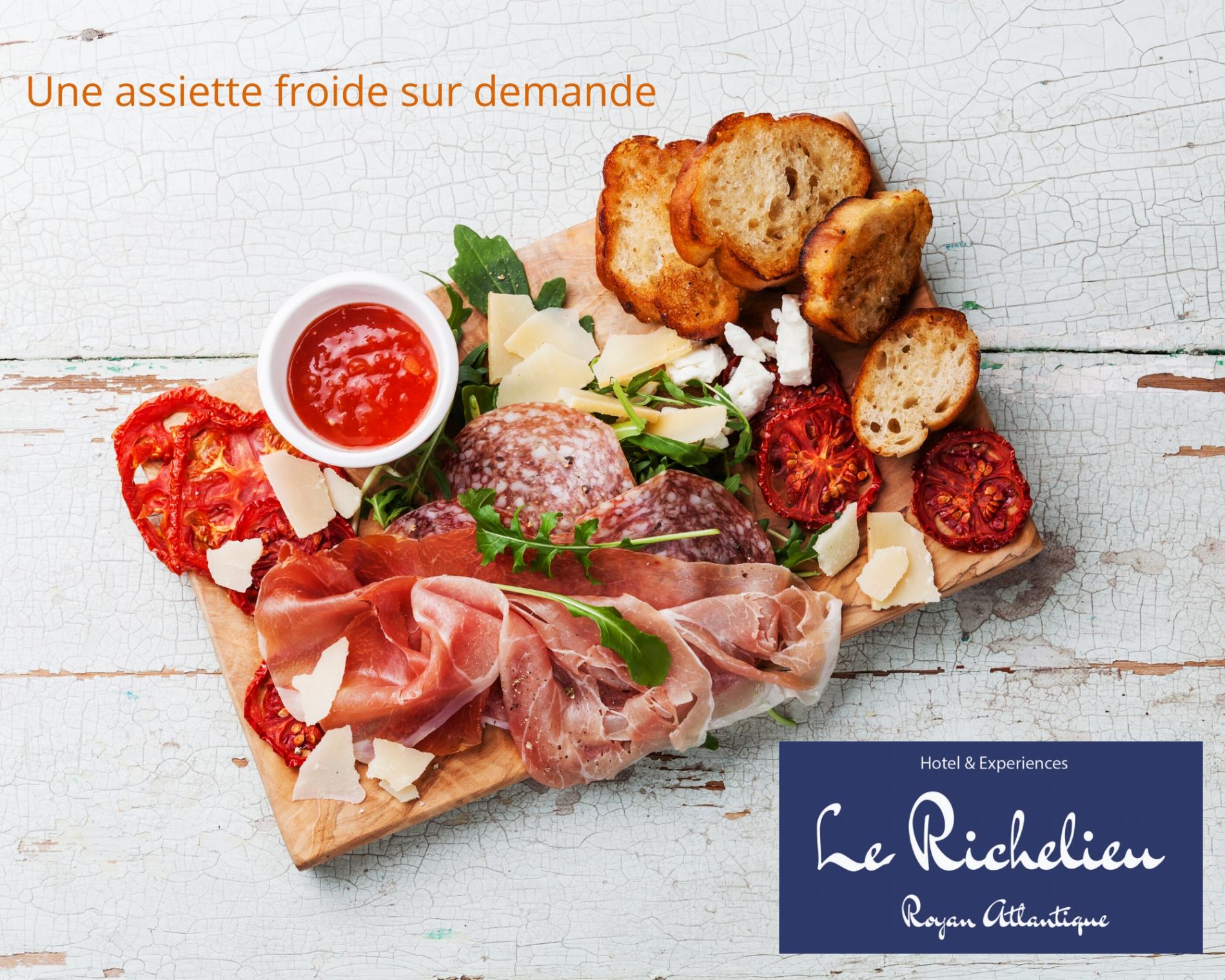 assiette froide room service