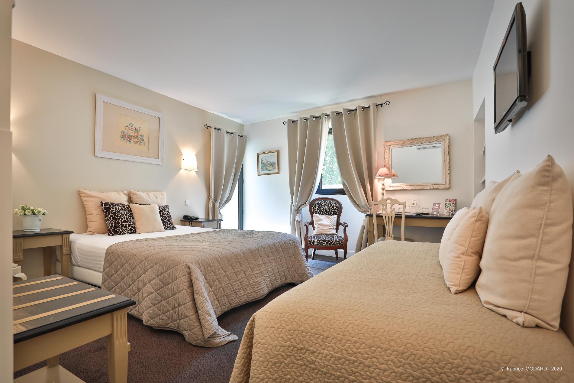 Bedrooms hotel Fontaine de Vaucluse
