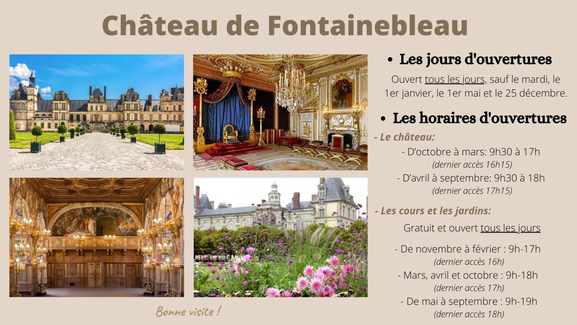Château de Fontainebleau la demeure des Rois, la demeure des siècles
